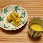 あさば - もろこし すり流し かき揚げ