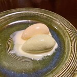 あさば - アイスクリーム はちみつ 万願寺とうがらし