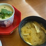 無添くら寿司 - 私の定番　茶碗蒸し　あさりの味噌汁