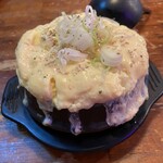 韓国料理 チキン＆サムギョプサル COCOYA 池袋店 - 二人分のお通しとして、巨大な茶碗蒸し。アツアツふるふるで美味しい！