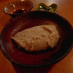 蕎麦おさめ - 粗挽きそばがき