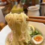 麺屋 一八 - 梅しそ鶏にぼらぁめん　しお味