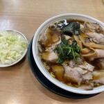 Aokiya - チャーシュー麺大盛り　ネギトッピング
