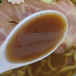 自家製麺 二丁目ラーメン - 二丁目ラーメン/スープ