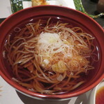 なだ万 - 蕎麦（温）