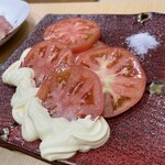 梶元屋 - トマトサラダ