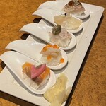 北の味紀行と地酒 北海道 - 一口寿司