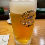 すし処 米泉 - 生ビール