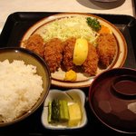 食事処ヤマキ - 牡蠣フライ定食