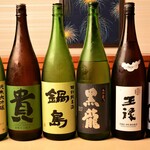 Soba Takeyama - 蕎麦、天ぷらに合う厳選の日本酒