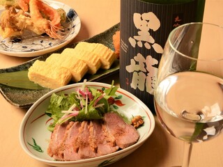 Soba Takeyama - 蕎麦前の逸品と日本酒