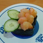 無添くら寿司 - 明太小柱軍艦 (税込)115円 (2023.08.31)