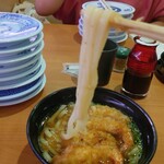 無添くら寿司 - えび天入り天然だしうどん とっても美味しいです(^^)/ (2023.08.31)