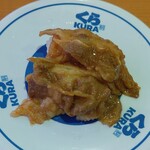 無添くら寿司 - 旨だれ牛カルビ  (税込)115円 (2023.08.31)