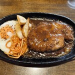 レストラン白山 - 手作りハンバーグステーキ@890（単品）