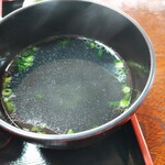 おが和 - 鶏スープ。素晴らしくおいしい。