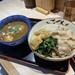 らー麺土俵 鶴嶺峰 - つけ麺鶴嶺峰幕内（並:麺250g）900円＋巾着120円
＝1020円