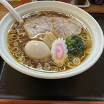 麺屋かわせみ - ラーメン　味つけ玉子