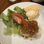 スペイン食堂石井 - サラダ＆メイン料理