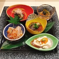 京都 鮨 もと樹 - 前菜5種