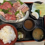 Yakiniku Kicchin Kura - タイムランチ焼き肉定食1,300円