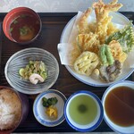 ドライブイン黒浜 - 天ぷら定食