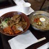 肉のヤマ牛 - 厚切りカルビ丼＆コシの冷麺