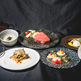 適合各種聚會，請享受充滿日本美麗的套餐。