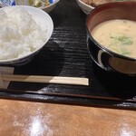 北新地 つきしろ - ご飯と粕汁