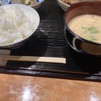 北新地 つきしろ - ご飯と粕汁
