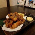 食べ放題 炭火焼鳥 個室居酒屋 鉄神 - タコの唐揚げ