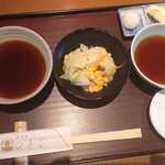 天ぷら ひさご - サラダ、天つゆ、うどんつゆ