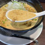 たん担めん麺 炎真 - スープ