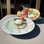 Tessa plate and sashimi platter