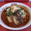 名古屋辛麺 鯱輪 - 旨辛にんにくラーメン トッピングスーパー