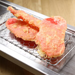 <Vegetable Tempura > 3 pieces of red ginger tempura