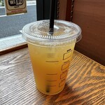アマンダコーヒーズ - ドリンクセット（オレンジジュース）220円
