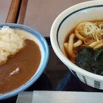Famiri Shokudou Yamadaudon Shokudou - ミニカレー丼朝定食420円