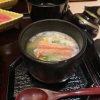 うなぎ 蟹 青海 北新地 - 餡かけ茶わん蒸し