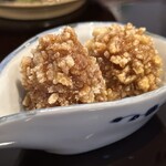 割烹 新多久 - 猪のおかき揚げ