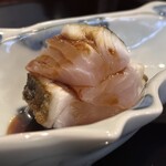 割烹 新多久 - 鱸のたたき