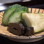 割烹 新多久 - お新香