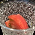 割烹 新多久 - 箸休め 桃太郎トマト