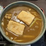 小川家 - もちカレーうどん(餅は揚げ餅です)