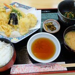 よし川 - 2022年7月　天ぷら定食【税込980円】ちゃんとしてはりますわ～