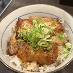 麺や 福一 - 林SPFポークの炙りチャーシューご飯 450円