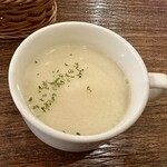 カフェ&キッチン むぅ - セットメニューのスープ