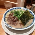 御天 - 野菜ラーメン¥　バードアイアングル