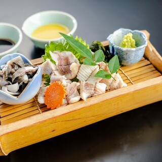 珍しいうなぎのお刺身を堪能して頂けます！要前日予約！