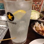 大衆串カツ酒場ふみば - レモンサワー